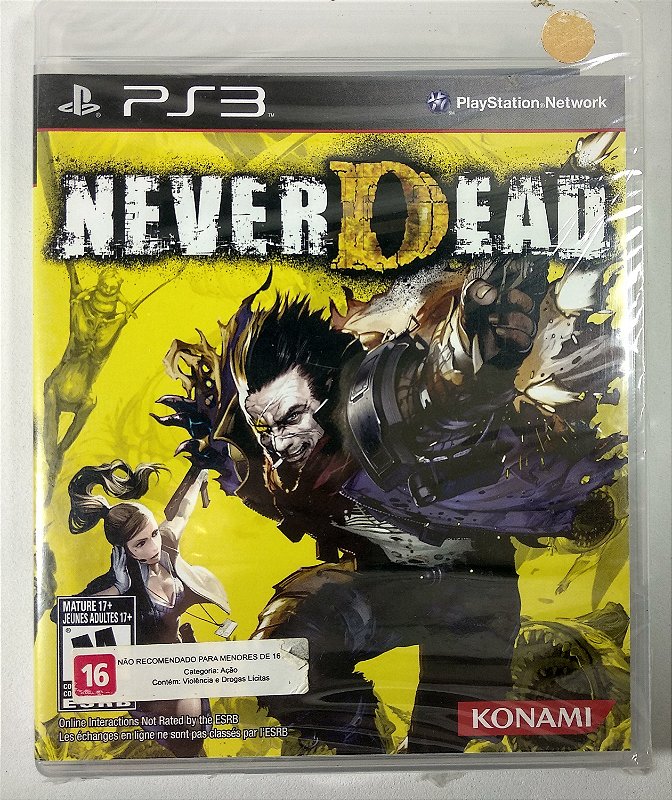 Jogo Never Dead (Lacrado) - PS3 - Sebo dos Games - Games Antigos e