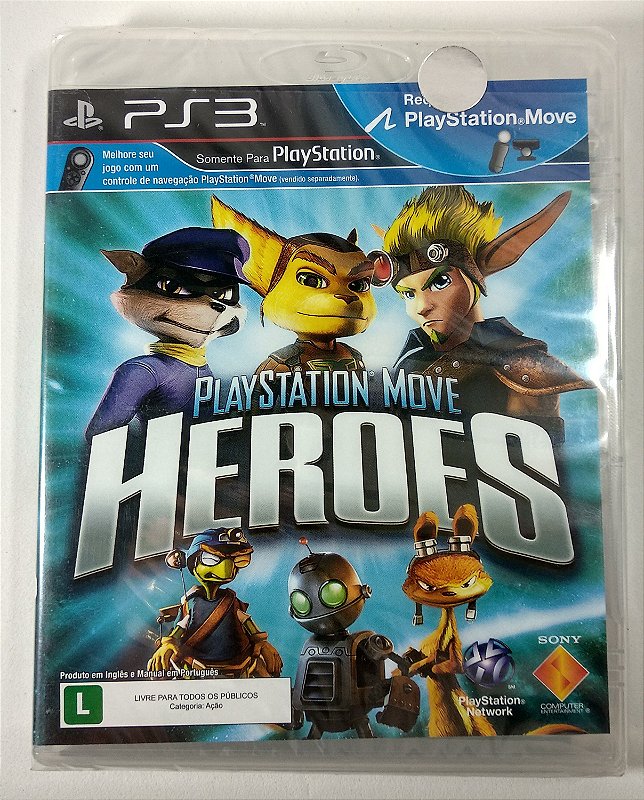 Jogo Playstation Move Heroes (Lacrado) - PS3 - Sebo dos Games