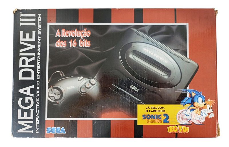 Console Mega Drive 3 - Sebo dos Games - Games Antigos e Usados dos