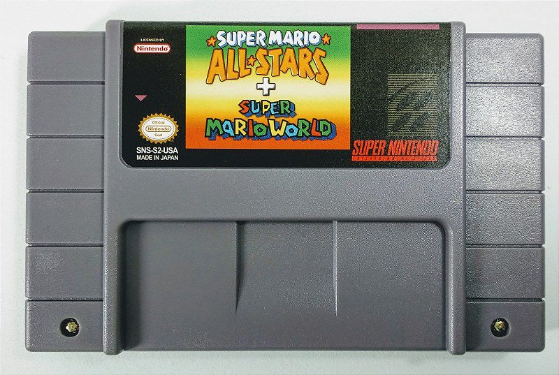 Jogo Super Mario All Stars + Super Mario World - Super Nintendo