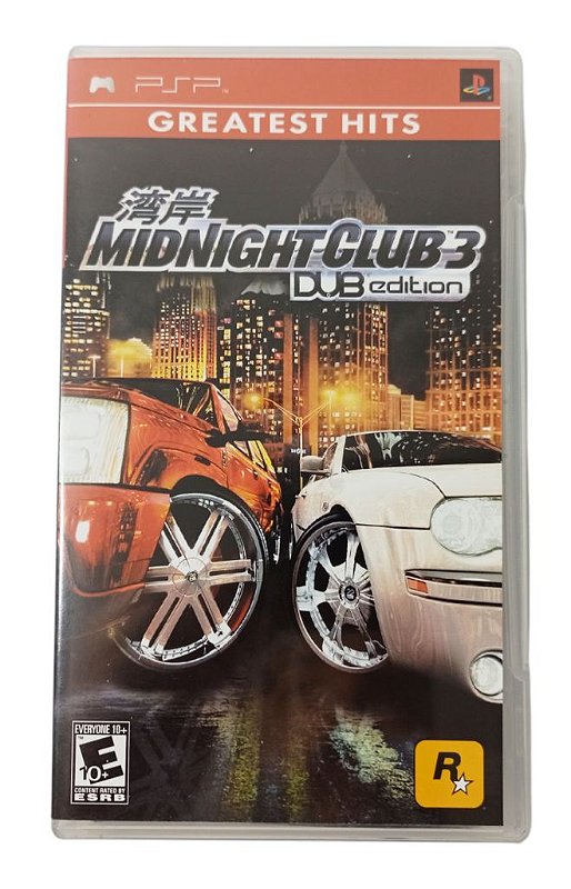 Jogo Midnight Club 3 Dub Edition Original - PSP - Sebo dos Games