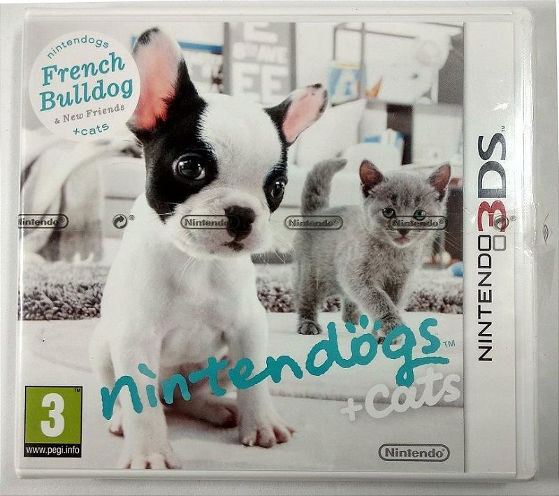 Nintendogs + Cats (LACRADO) [Europeu] - 3DS - Sebo dos Games