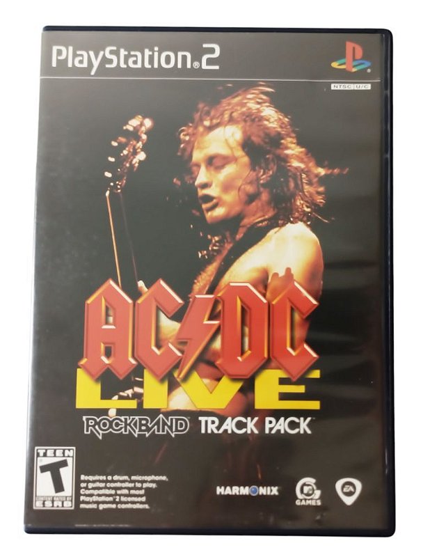 ACDC Live Rock Band Track Pack Original - PS2 - Sebo dos Games - Games ...