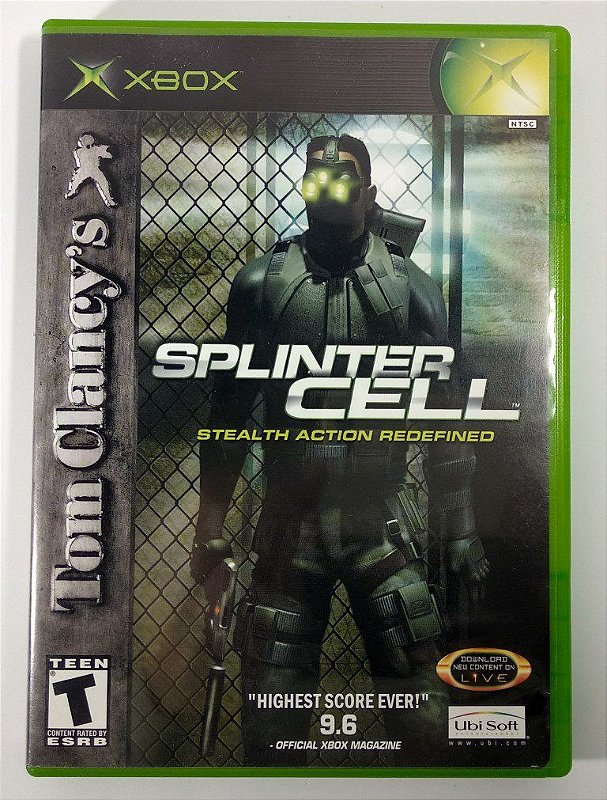Splinter Cell Original - Xbox Clássico - Sebo dos Games - Games Antigos ...