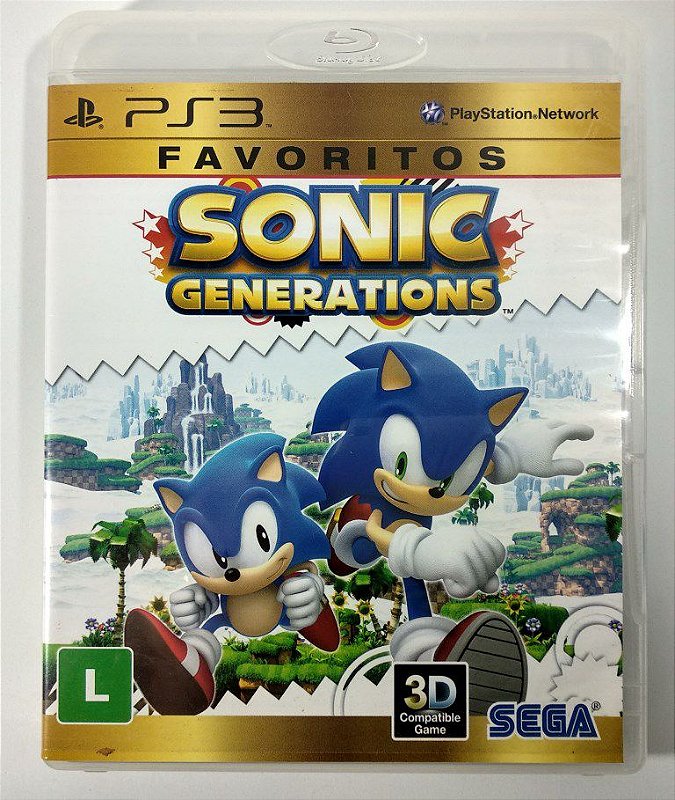 Jogo Sonic Generations - PS3 - MeuGameUsado