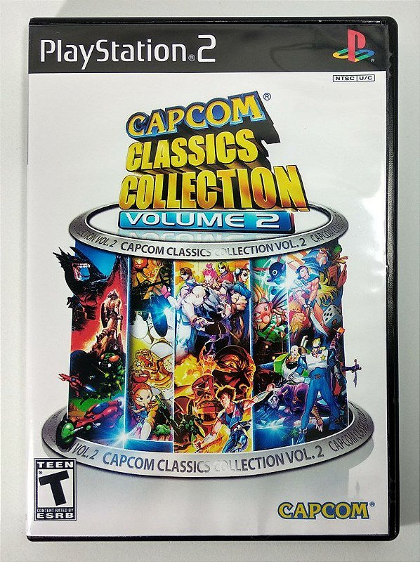 Capcom Classics Collection Vol 2 [REPRO-PACTH] - PS2 - Sebo dos Games ...