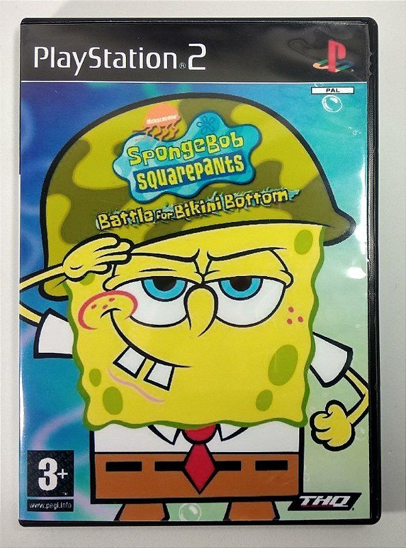 Sponge Bob Battle for Bikini Bottom PS2 Sebo dos Games Games