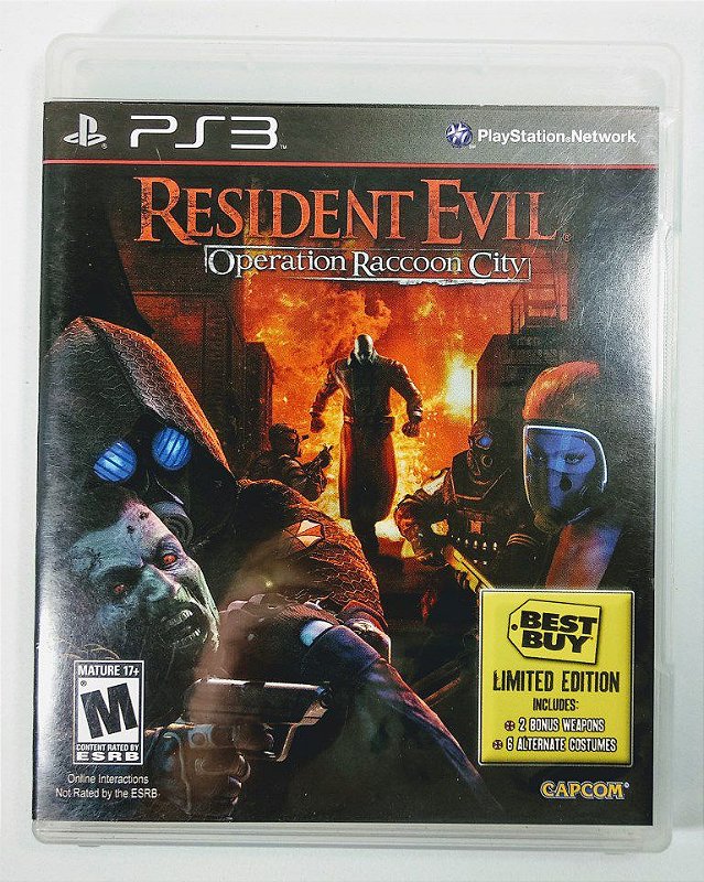 Jeu Resident Evil Operation Raccoon City PS3 - Très Bon état - Version PAL