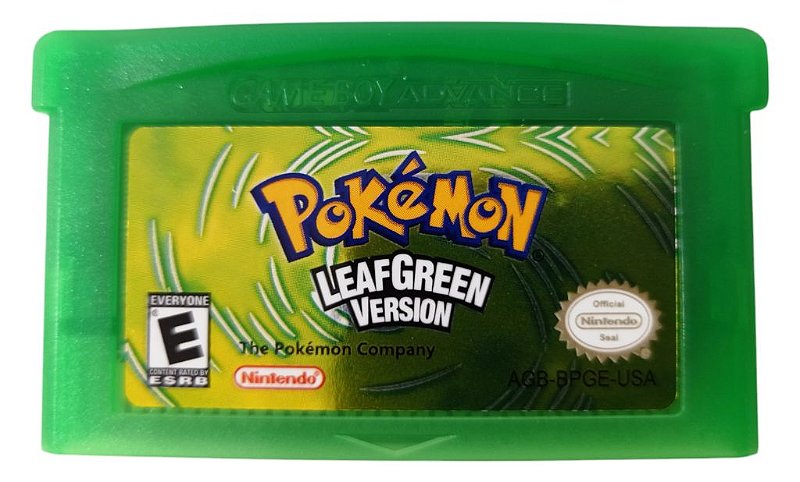 Jogo Pokemon Leafgreen Version GBA Sebo dos Games