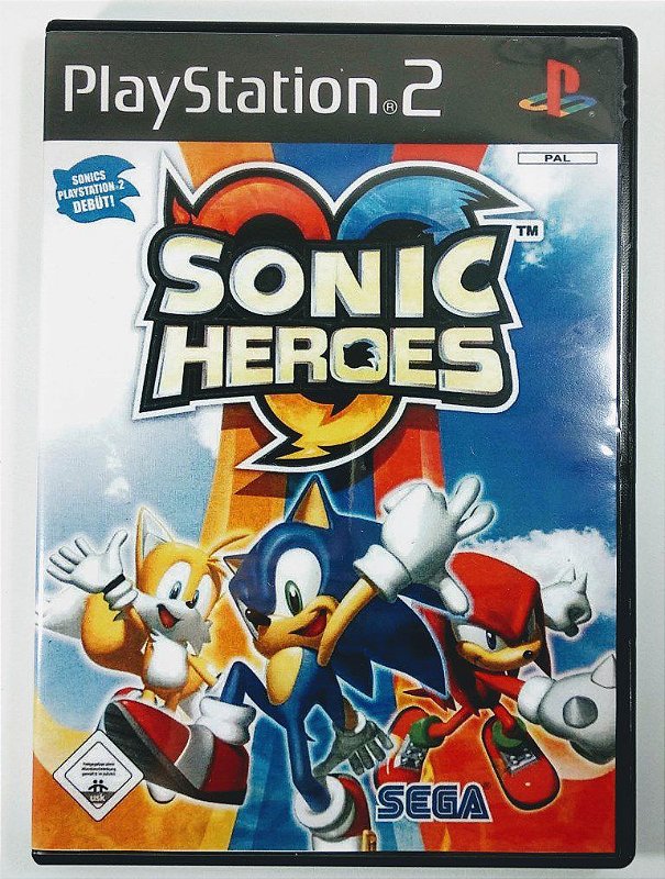 Sonic Heroes - PS2 - Sebo dos Games - Games Antigos e Usados dos