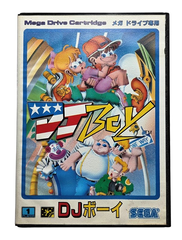 Jogo DJ Boy Original [JAPONÊS] - Mega Drive - Sebo dos Games