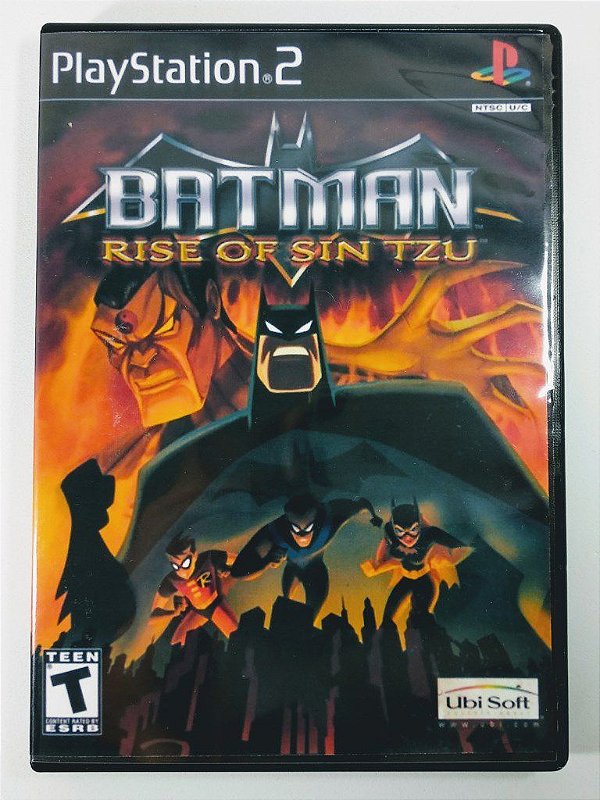 ps2ソフト Batman Rise of Sin Tzu [REPRO-PACTH] - PS2 - Sebo dos Games