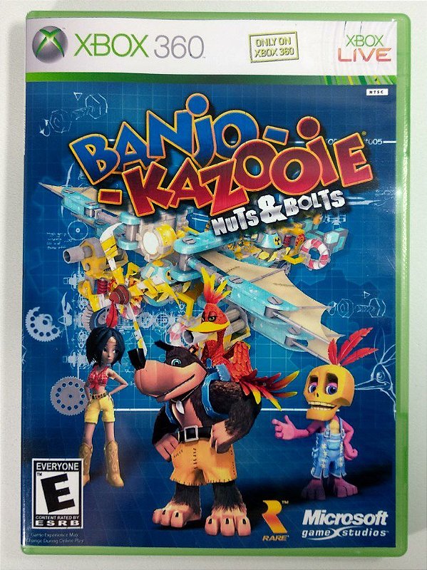 Banjo Kazooie Nuts & Bolts Xbox 360 Usado Retro Capa Reimpre