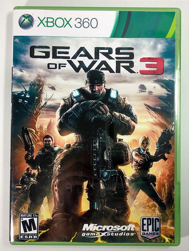 Gears of War 3 [REPRO-PACTH] - Xbox 360 - Sebo dos Games - Games