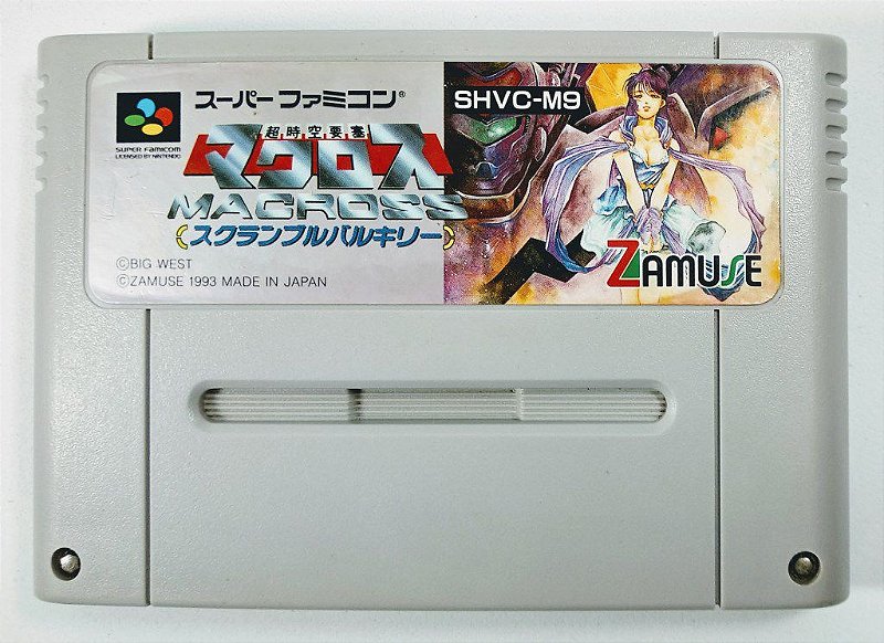 Jogo Macross Scramble Valkyrie Original - Super Famicom - Sebo dos
