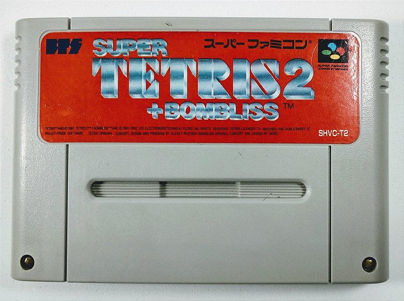 Jogo Super Tetris 2 + Bombliss Original - Super Famicom - Sebo dos