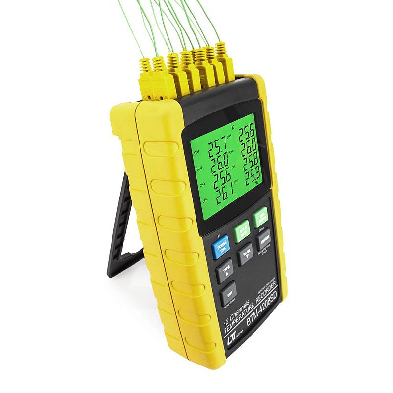 Termômetro Digital Datalogger 12 Canais BTM4208 Lutron Impac Loja