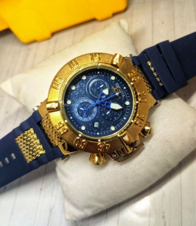 Relógio Invicta Subaqua Noma 3 - Fundo Azul 100% FUNCIONAL - KP RELÓGIOS E  ACESSÓRIOS