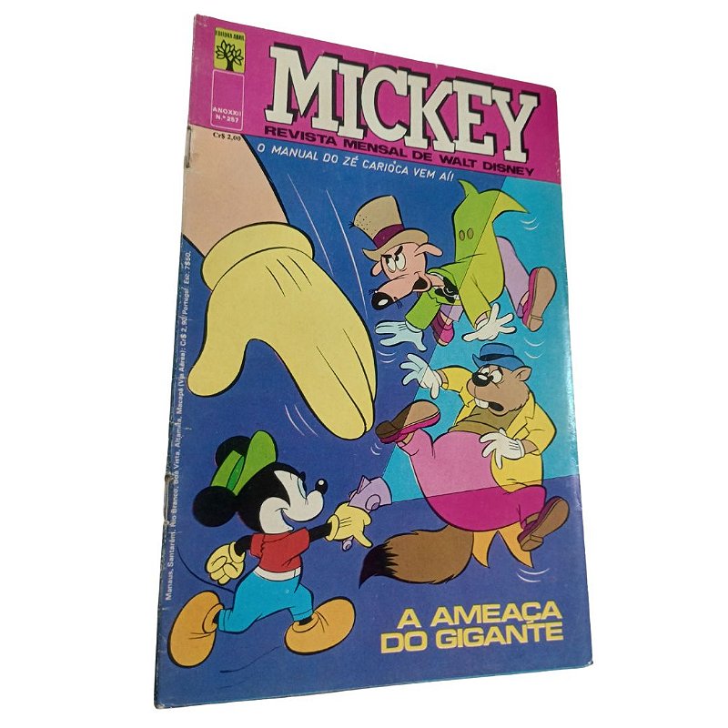 レア☆1974☆Disney ☆ミッキーマウス☆ストレージラック☆ビンテージ MICKEY nºs 257 - ano 1974 - ED ABRIL - heroishq-gibis