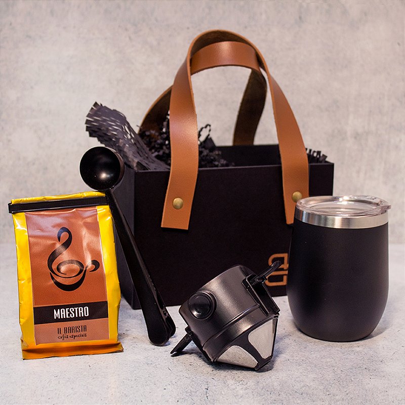 Kit Barista Expert em Café Caixa com 4 Mini Potes BR Spices 64G - BR Spices  - Loja Online