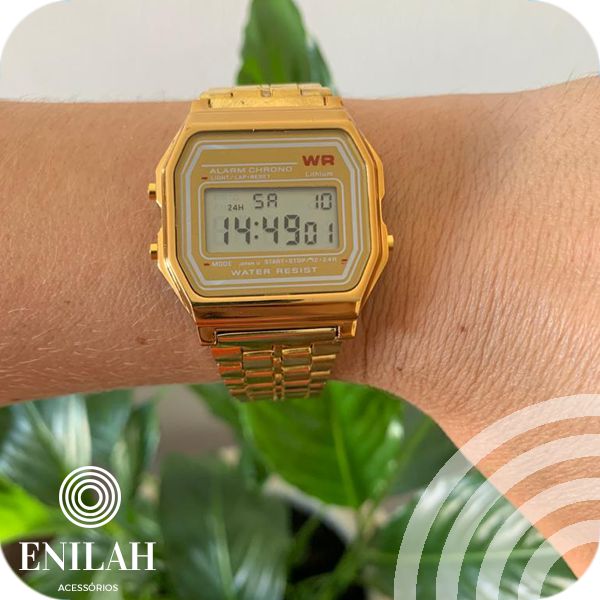 casio diamond dourado