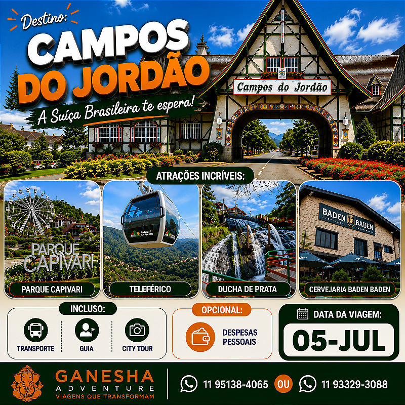 ZZZG2 - Day Use 05/Jul - Campos do Jordão - SP