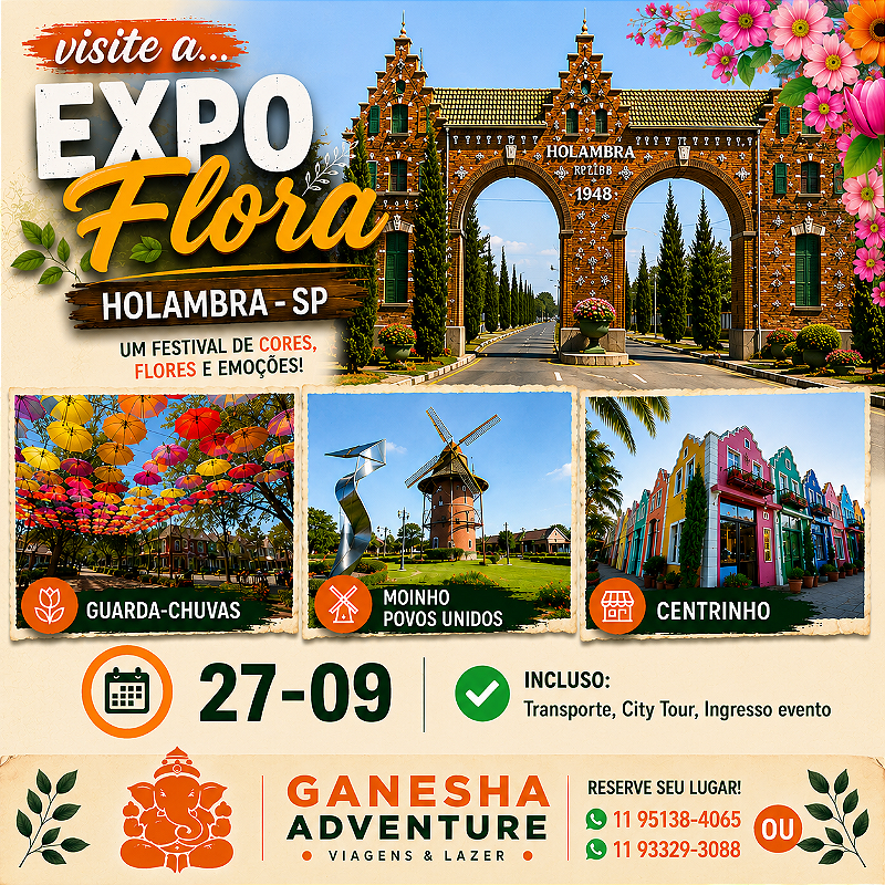 ZZZI8 - Day Use 27/Set - Expoflora Holambra - SP