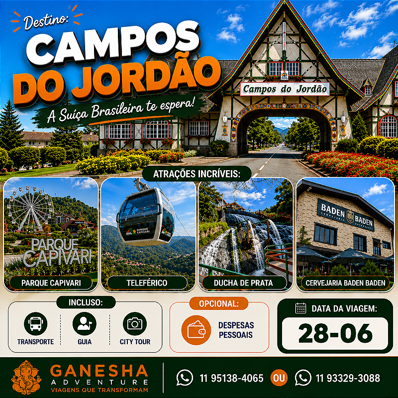 ZZZF8 - Day Use 28/Jun - Campos do Jordão - SP