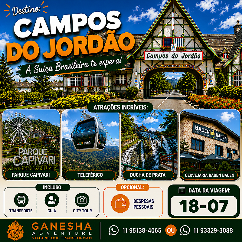 ZZZG6 - Day Use 18/Jul - Campos do Jordão - SP