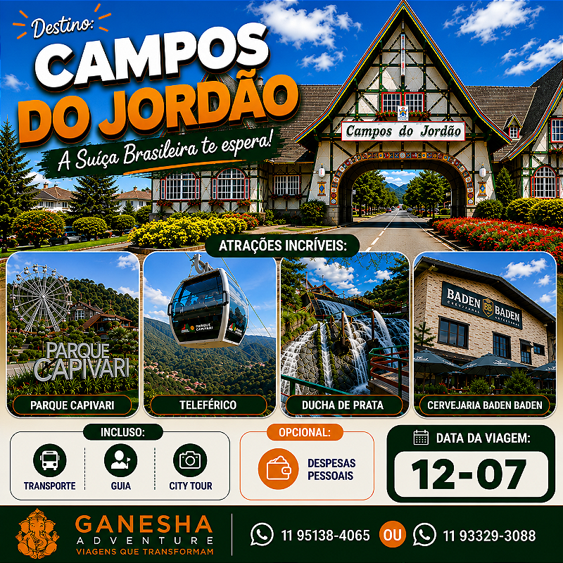 ZZZG5 - Day Use 12/Jul - Campos do Jordão - SP