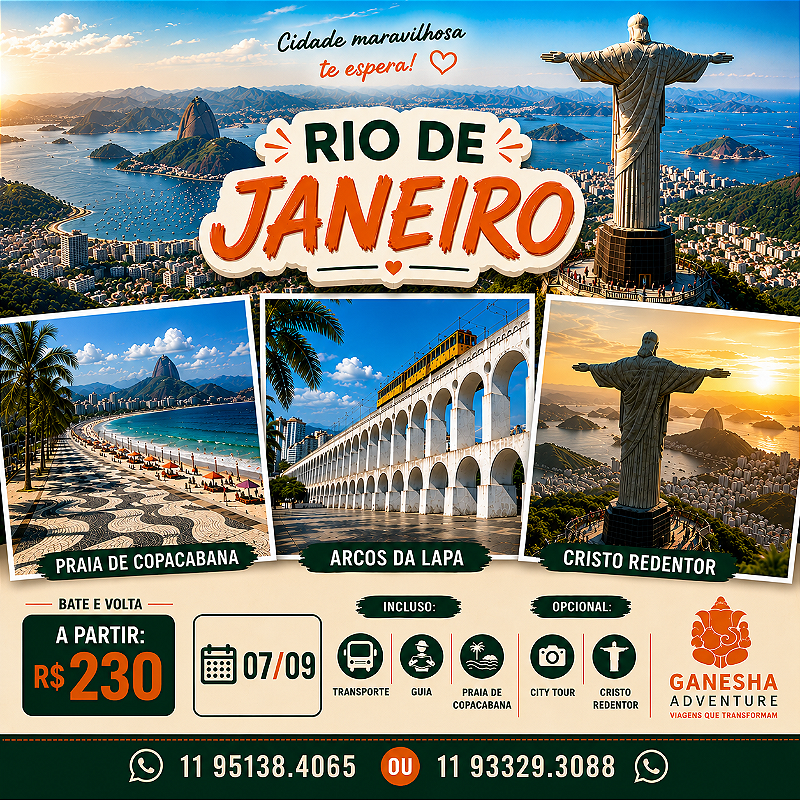ZZZI3 - Day Use 07/Set - Rio de Janeiro - RJ