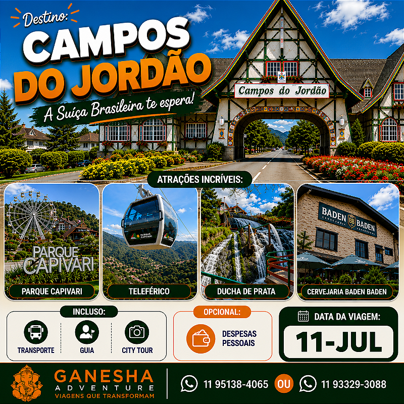 ZZZG5 - Day Use 11/Jul - Campos do Jordão - SP