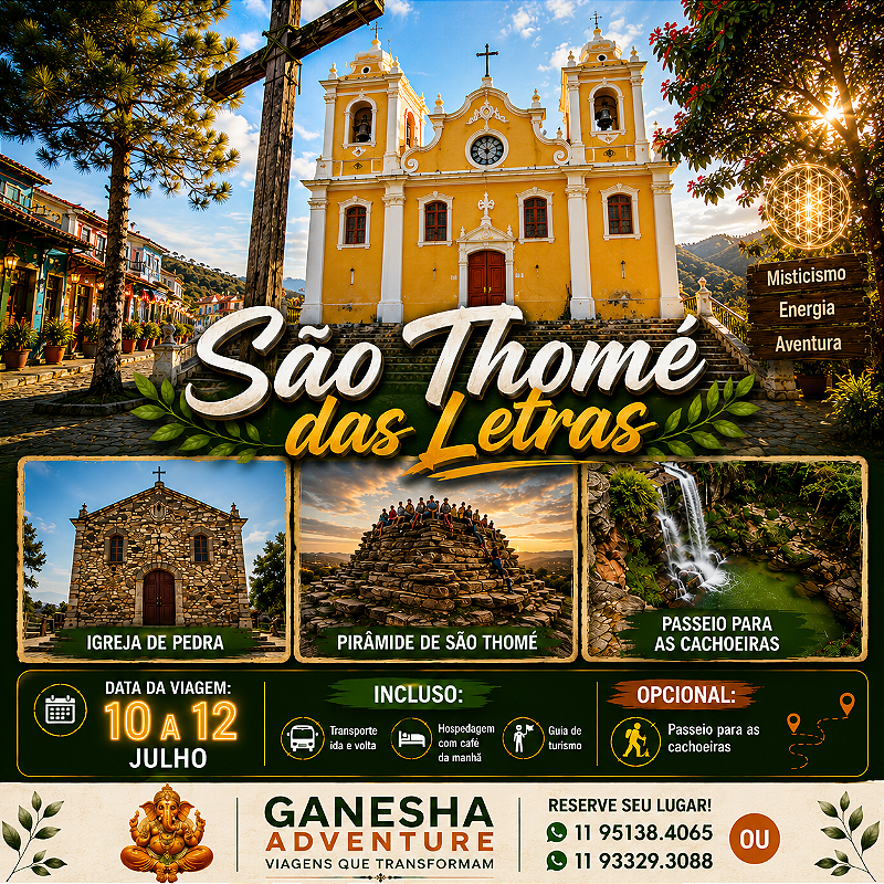 ZZZG3 - Final de semana 10 a 12/Jul - São Thomé das Letras - MG
