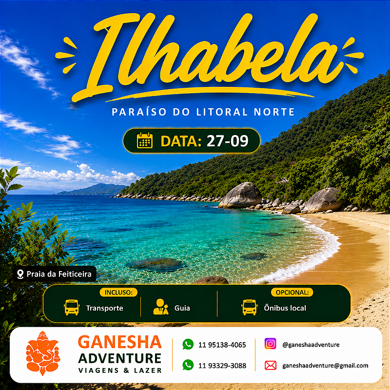 ZZZI9 - Day Use 27/Set - Ilhabela - SP