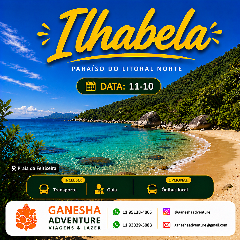 ZZZJ3 - Day Use 11/Out - Ilhabela - SP