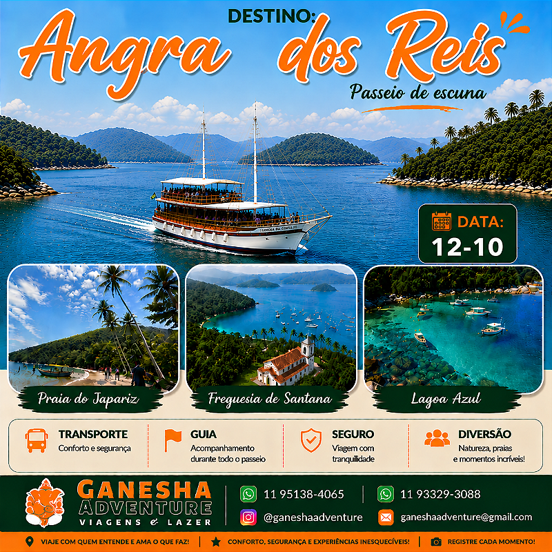 ZZZJ4 - Day Use 12/Out - Angra dos Reis - RJ