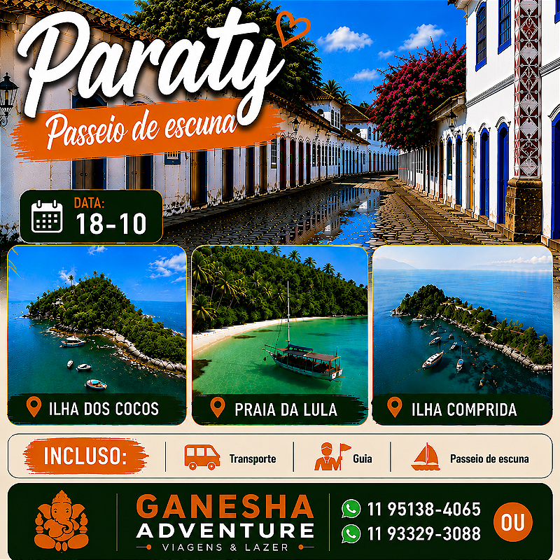 ZZZJ5 - Day Use 18/Out - Paraty - RJ