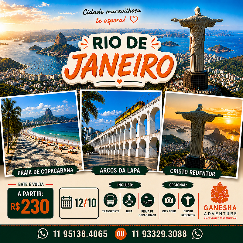 ZZZJ4 Day Use 12/Out - Rio de Janeiro - RJ