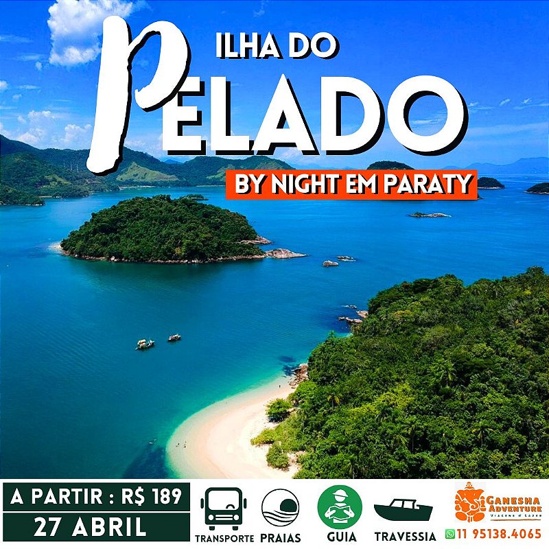 ZD8 - Day Use 27/Abr - Ilha do Pelado - Paraty - RJ