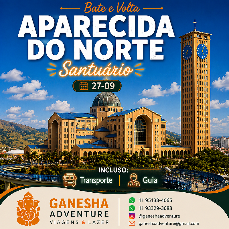 ZZZI8 - Day Use 27/Set - Aparecida do Norte - São Paulo