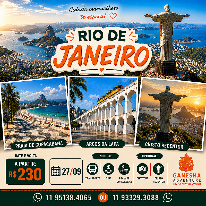 ZZZI9 - Day Use 27/Set - Rio de Janeiro - RJ