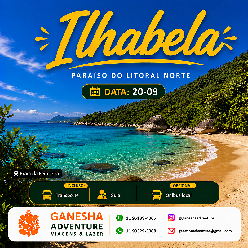 ZZZI6 Day Use 20/Set - Ilhabela - SP