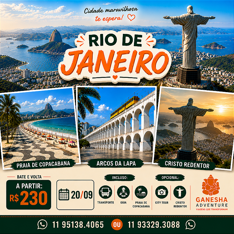 ZZZI7 - Day Use 20/Set - Rio de Janeiro - RJ