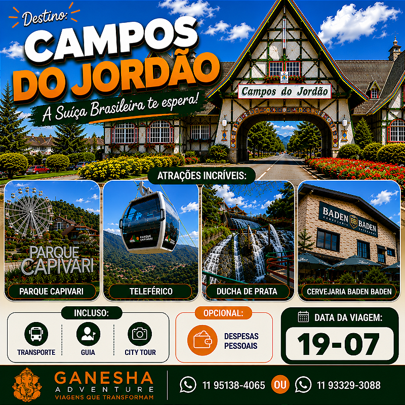 ZZZG6 - Day Use 19/Jul - Campos do Jordão - SP