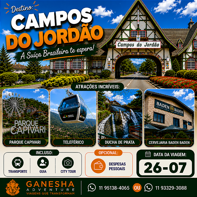 ZZZG8 - Day Use 26/Jul - Campos do Jordão - SP