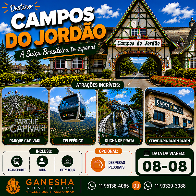 ZZZH4 - Day Use 08/Ago - Campos do Jordão - SP