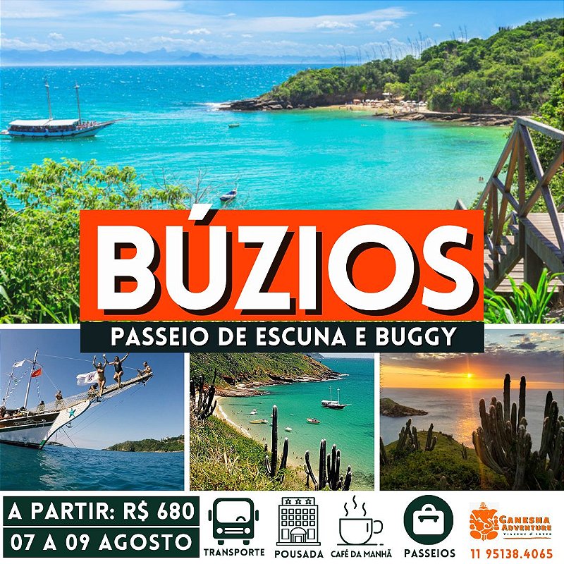 ZZZH2 - Final de semana 07 a 09/Ago - Búzios - RJ