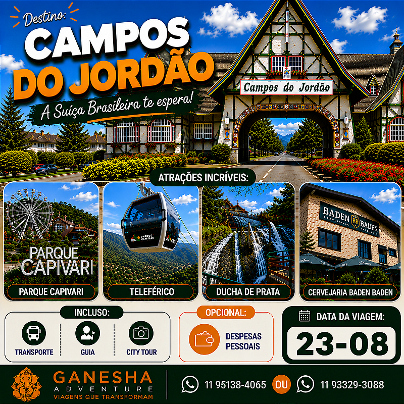 ZZZH7 - Day Use 23/Ago - Campos do Jordão - SP