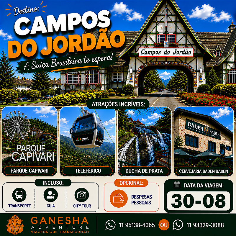 ZZZH9 - Day Use 30/Ago - Campos do Jordão - SP