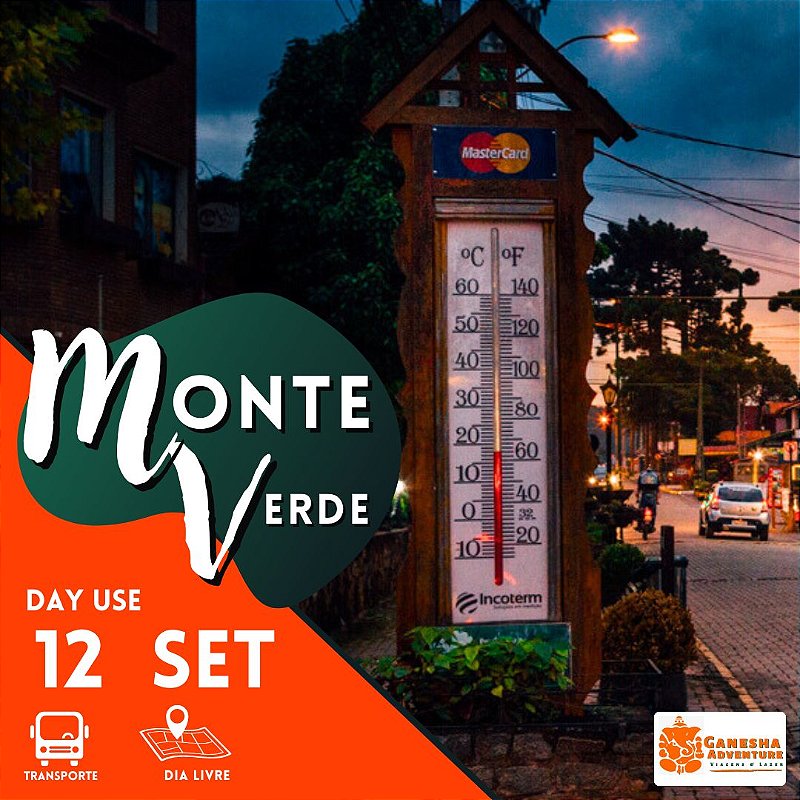 ZZZI4 - Day Use 12/Set - Monte Verde - MG